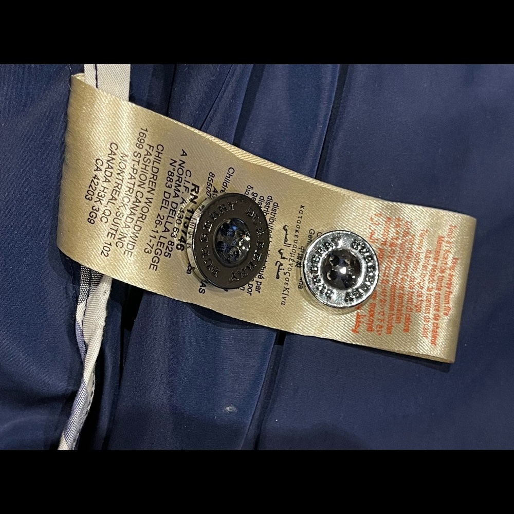 Burberry kids trench coat - Picture 6 of 8